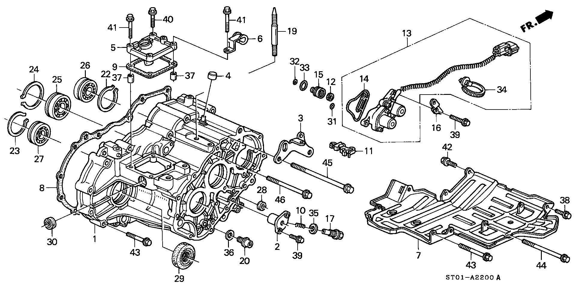 TRANSMISSION CASE (4WD)