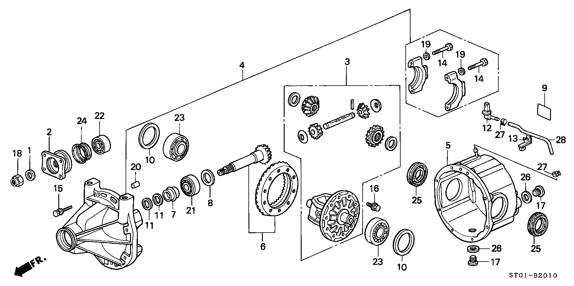 REAR DIFFERENTIAL(MA6:100)