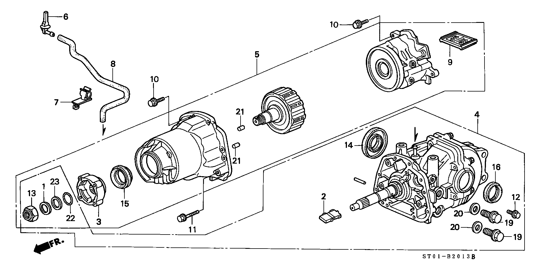 REAR DIFFERENTIAL(MA6:120)