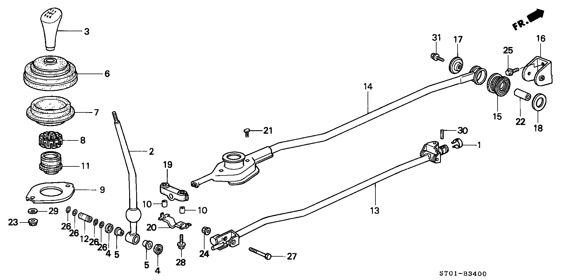 SHIFT LEVER(2WD)
