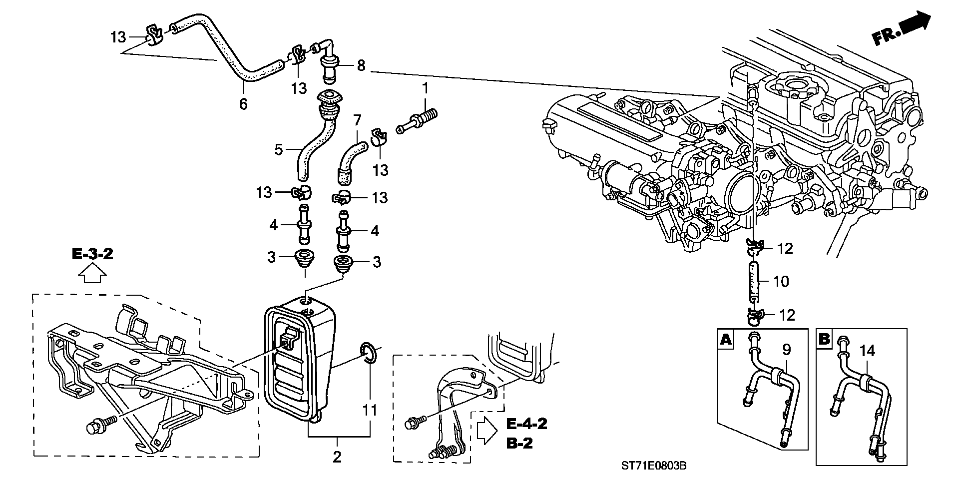 BREATHER CHAMBER(DOHC) (TYPE R)