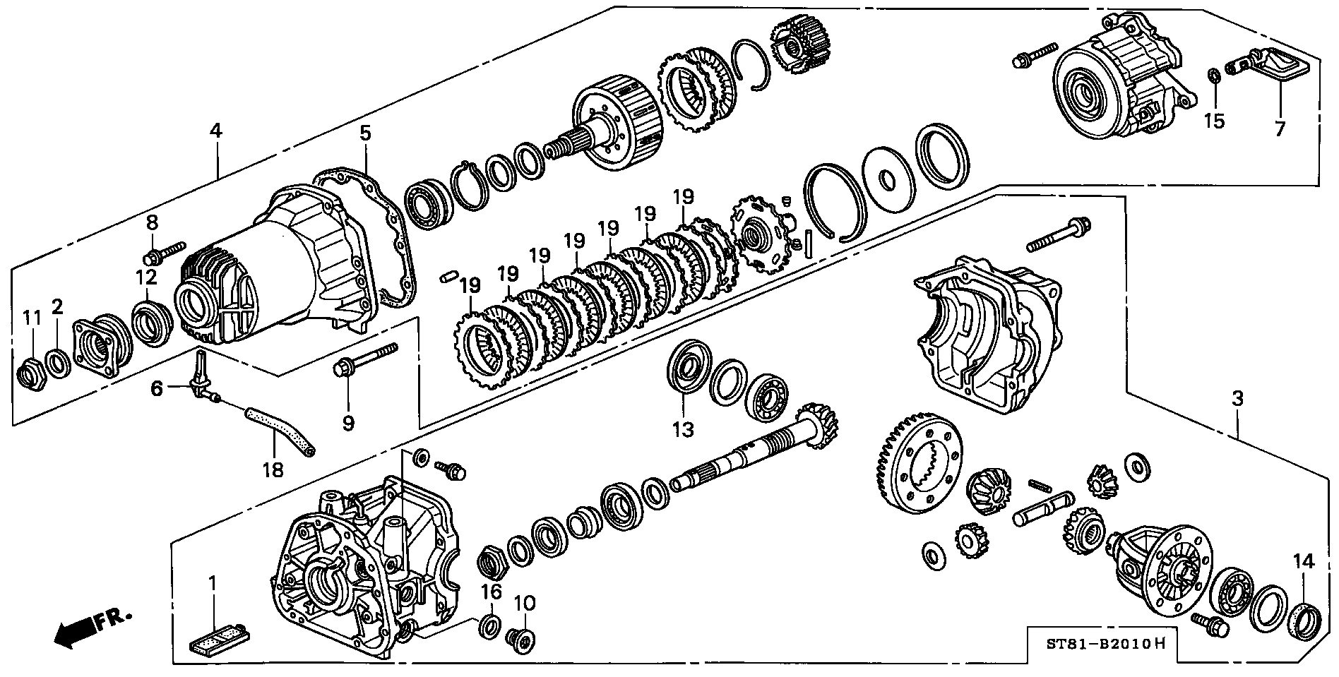 REAR DIFFERENTIAL(100)