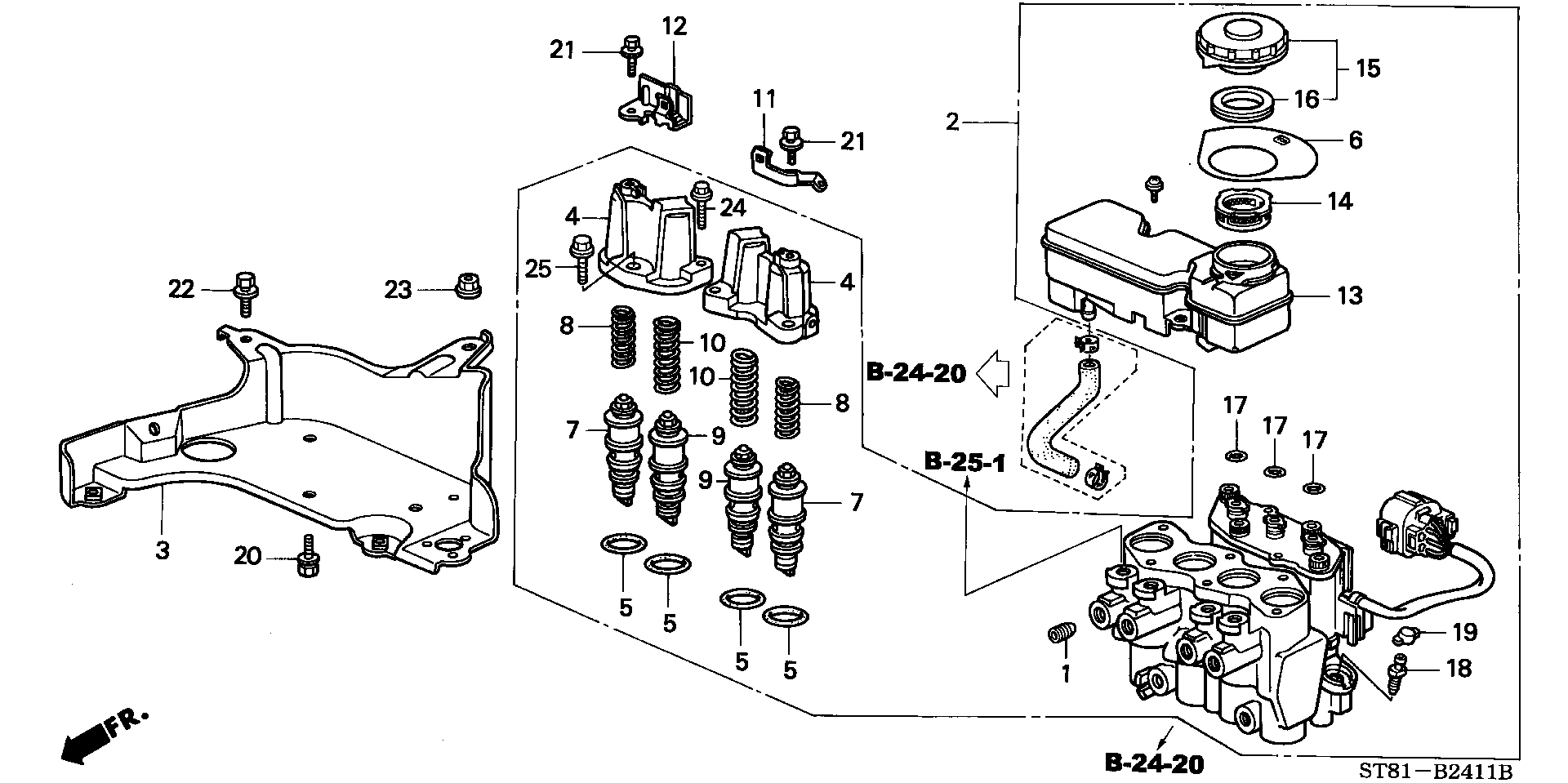 ABS MODULATOR(-120) (4WD)