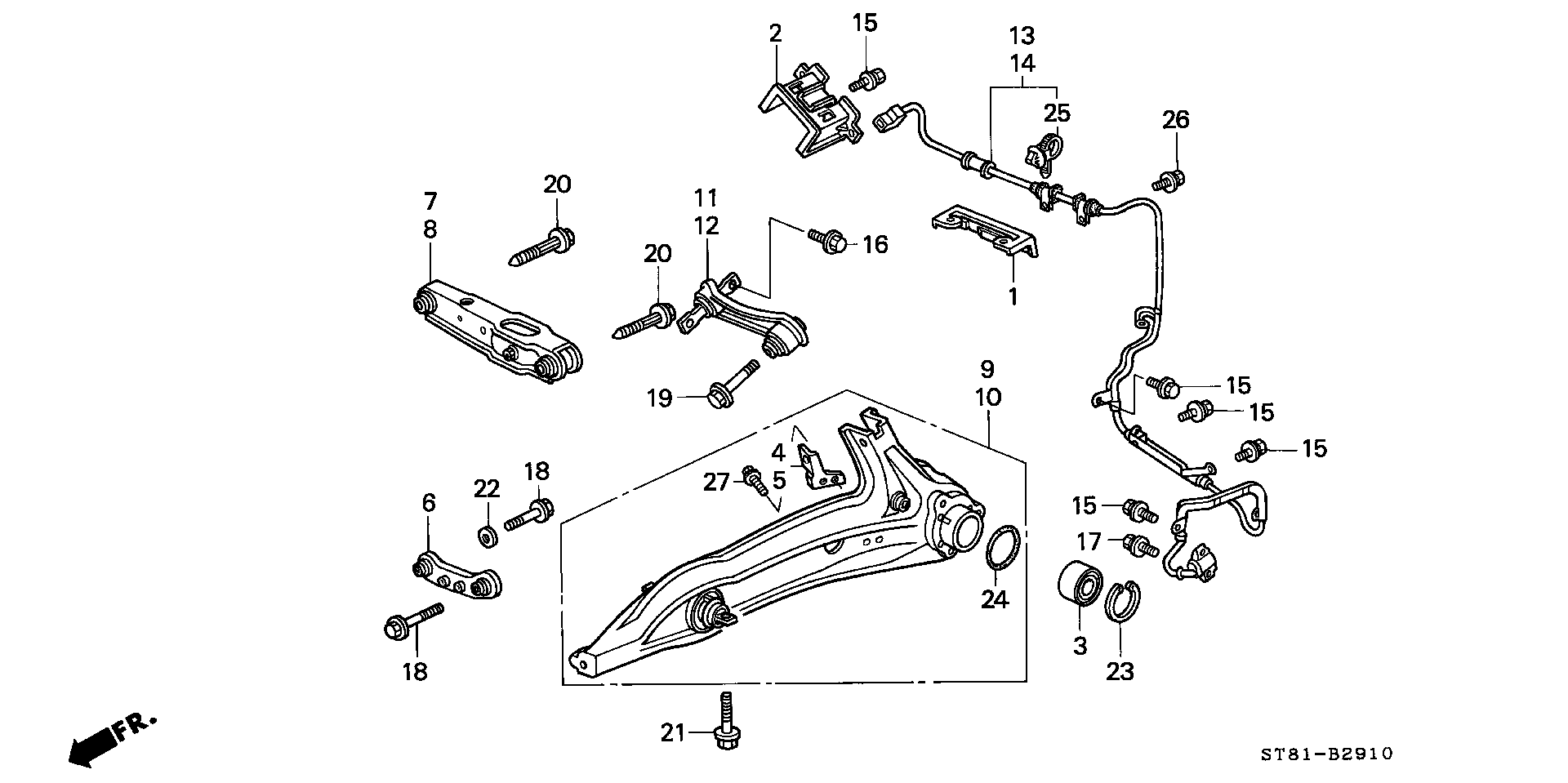REAR LOWER ARM (4WD)