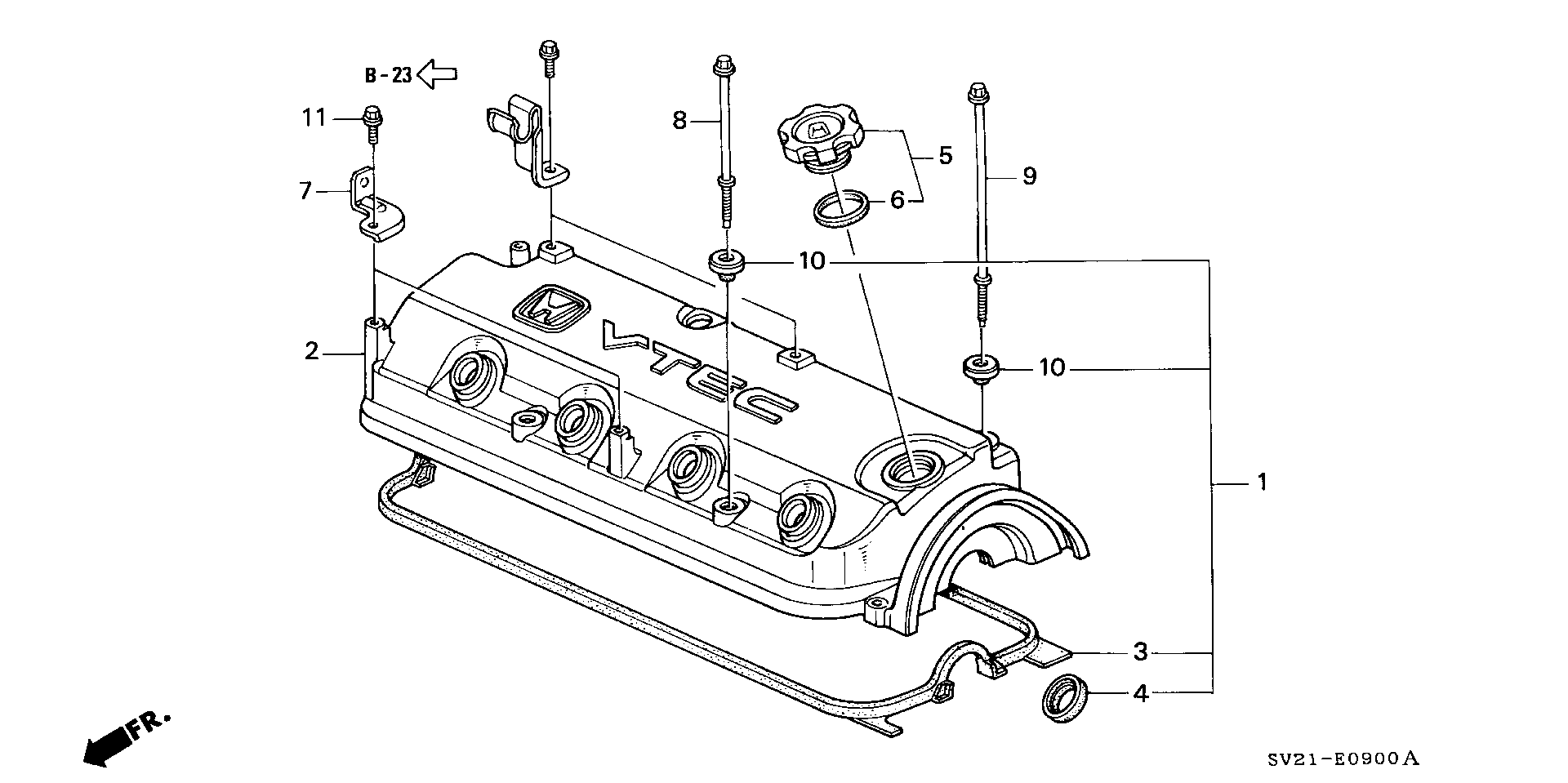 CYLINDER HEAD COVER(2.2VI)