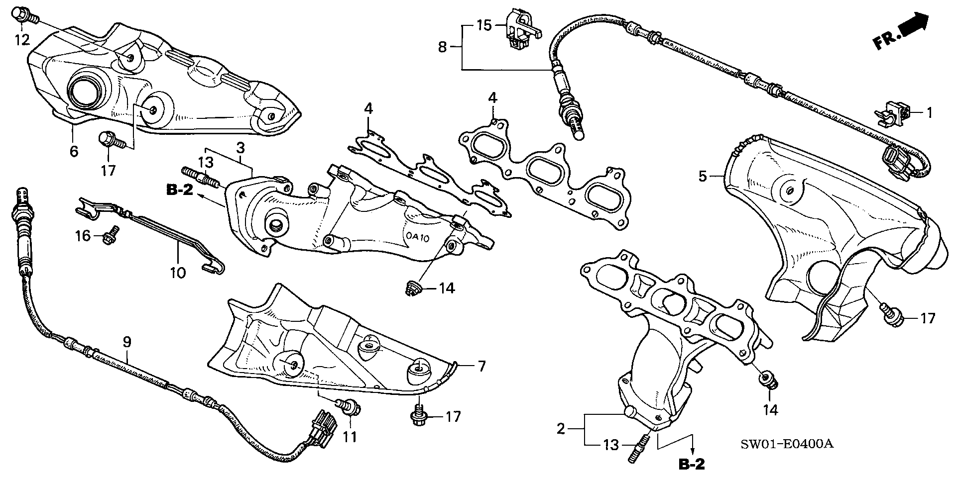 EXHAUST MANIFOLD(AT)