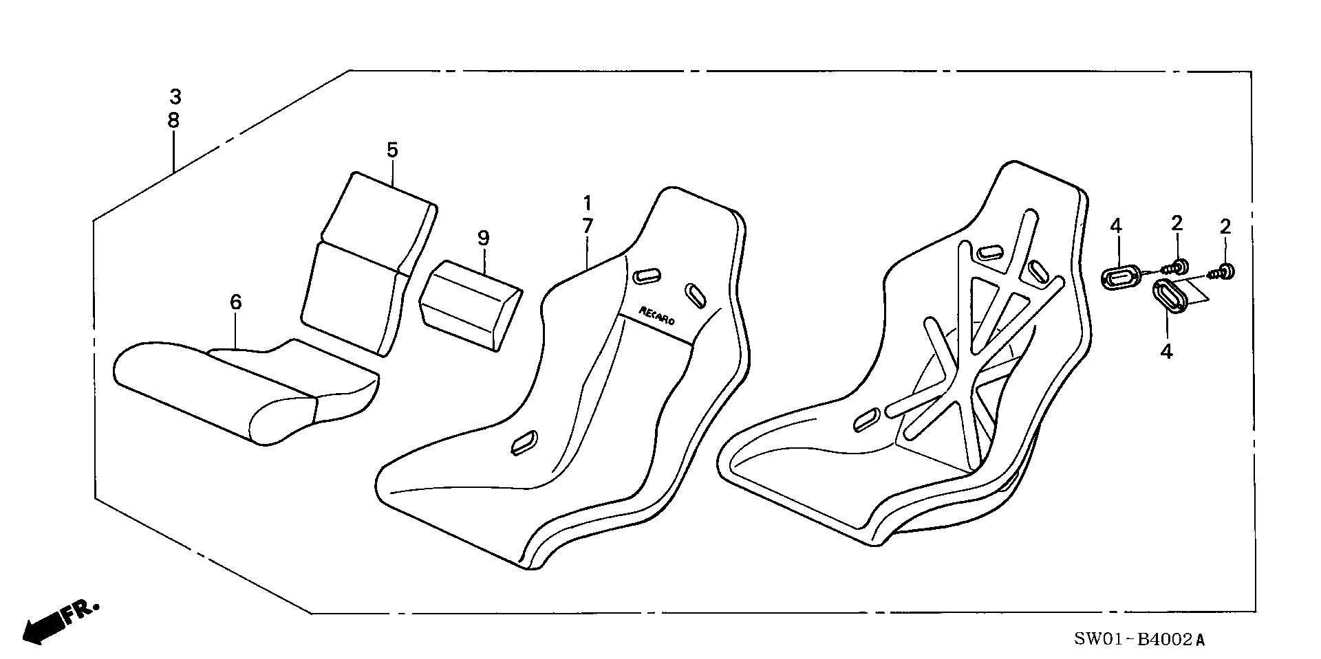 SEAT(NSX-R)