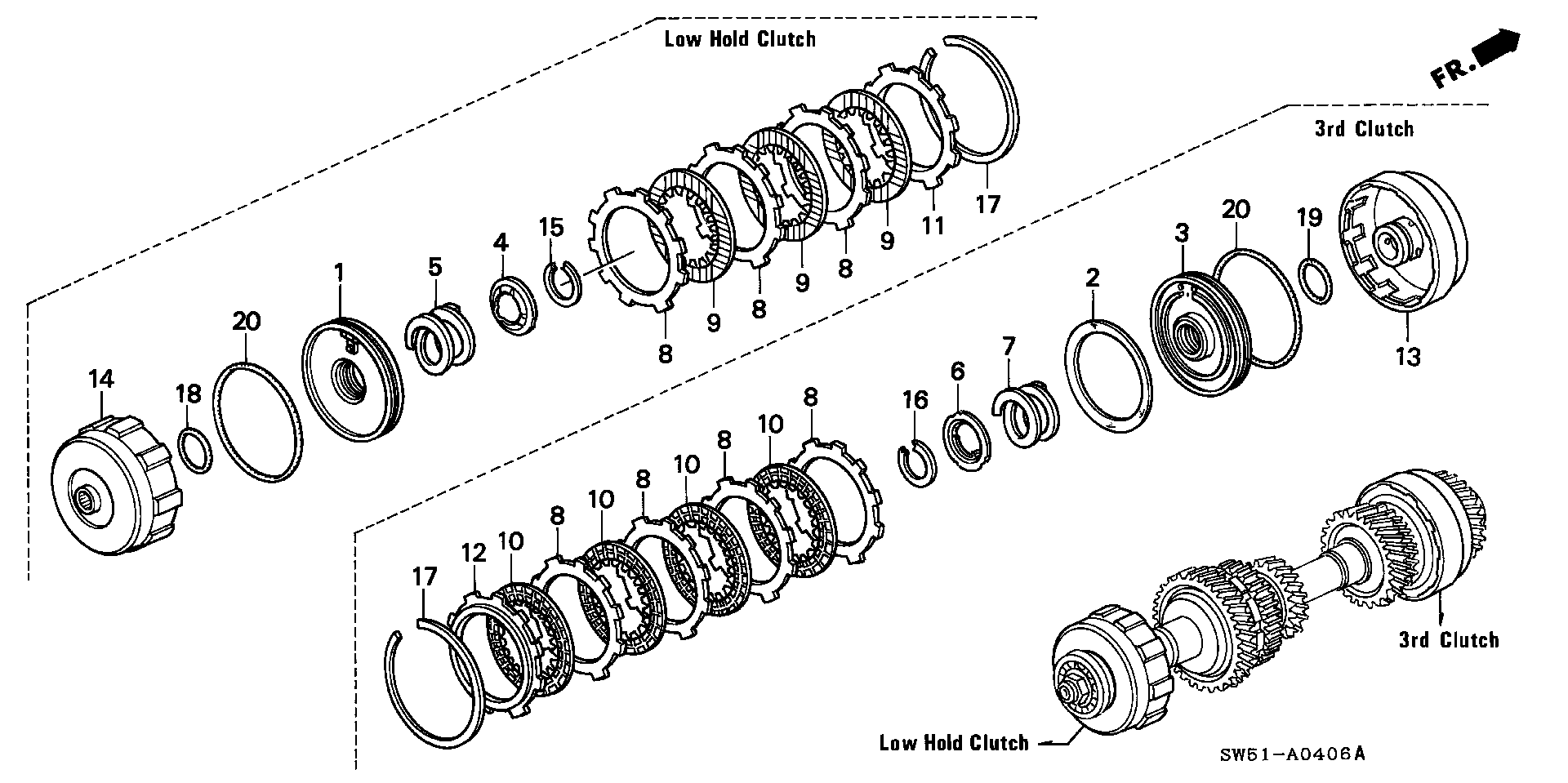 CLUTCH( SARD/ LOW HOLD) (2.5L) (L5)