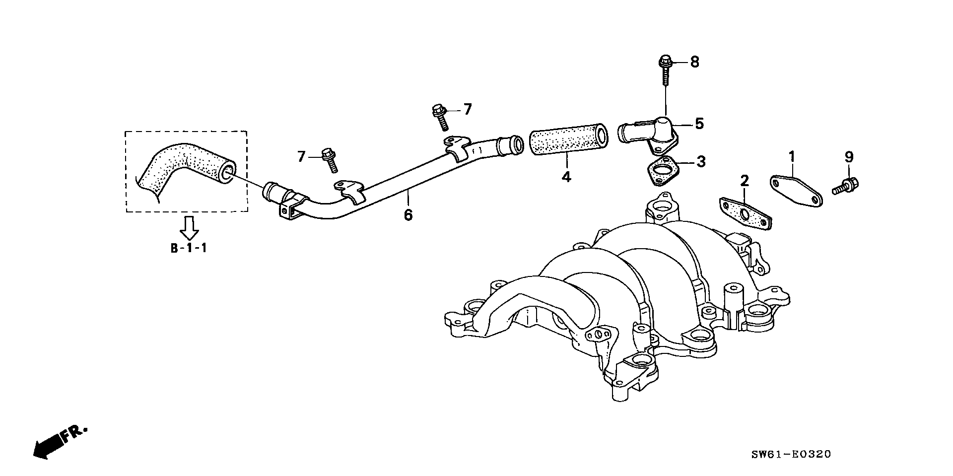 AIR SUCTION PIPE(V6)