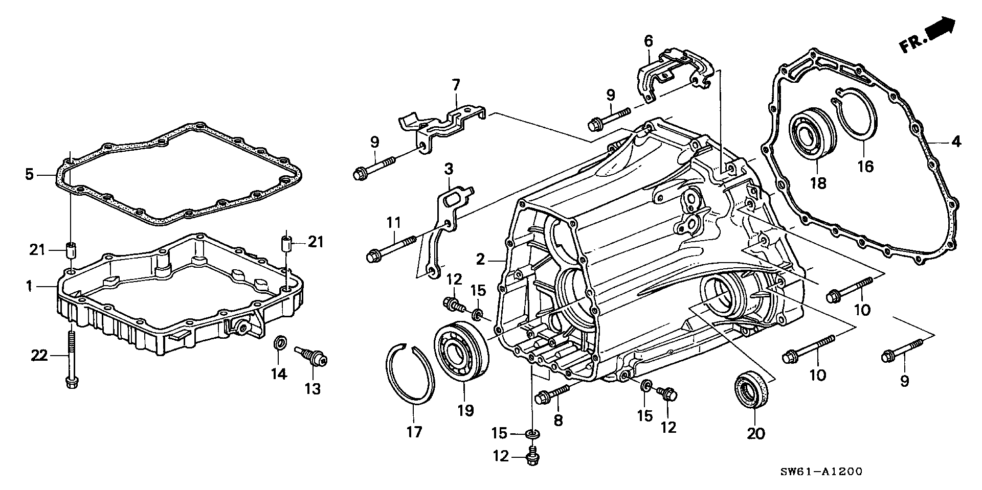 TRANSMISSION CASE(V6)