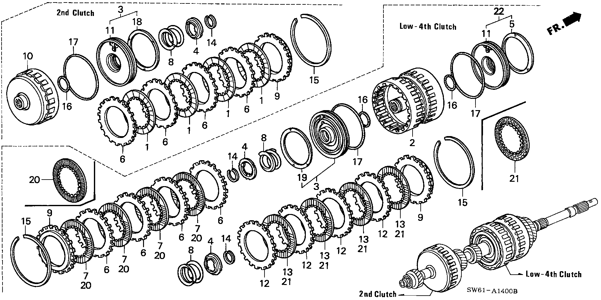 CLUTCH( LOW& SECOND FORCE)(V6)