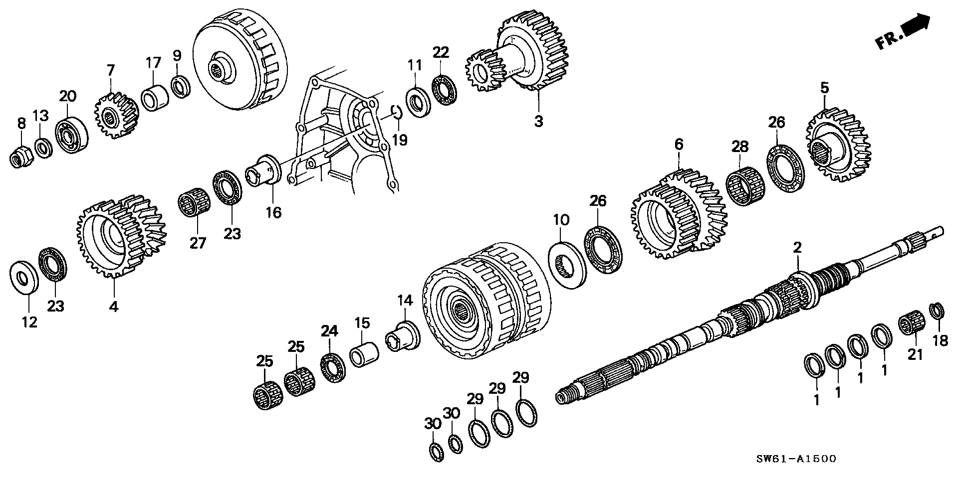 MAIN SHAFT(V6)