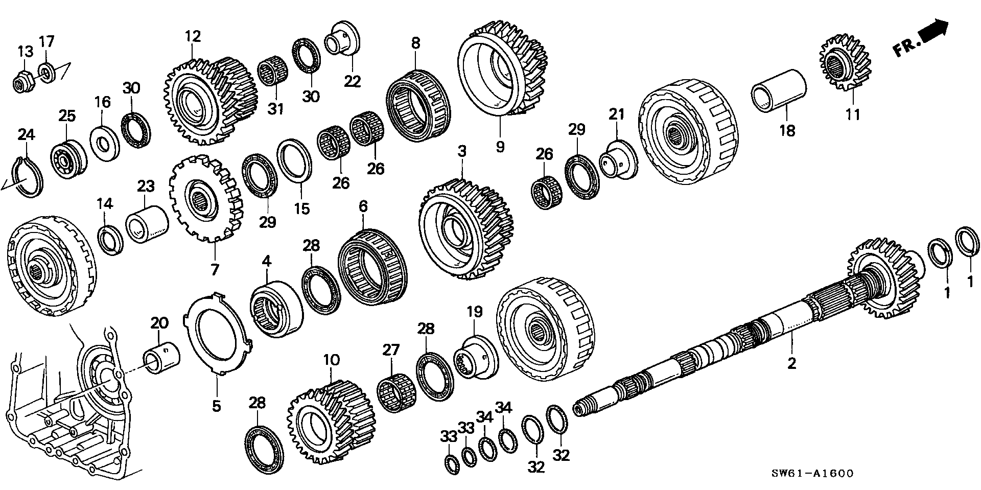 COUNTER SHAFT(V6)