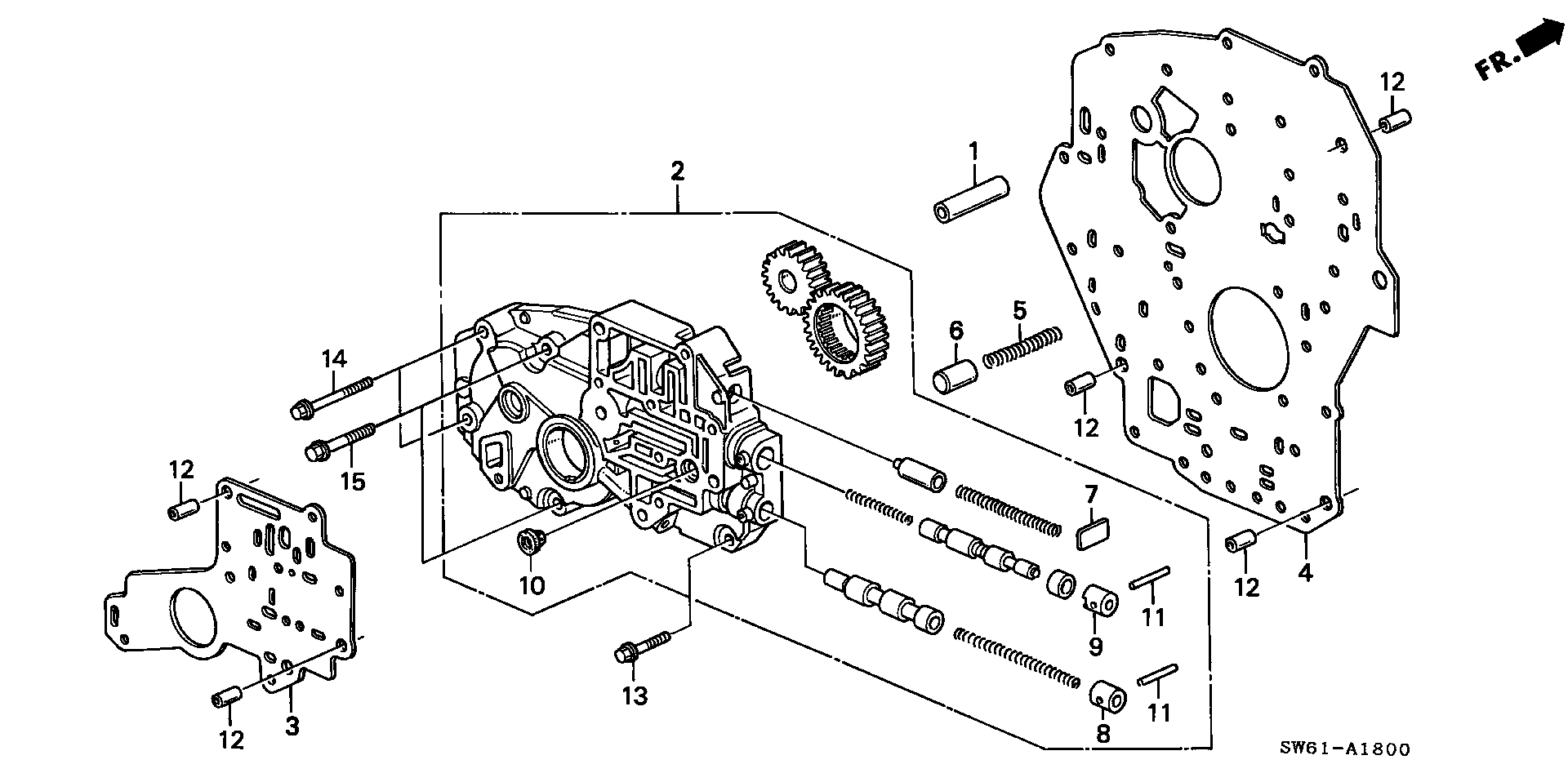 OIL  PUMPP BODY(V6)