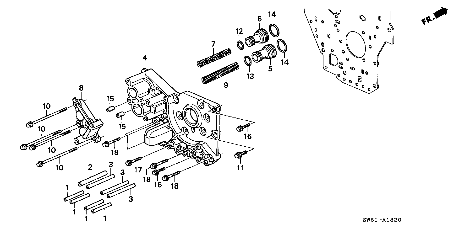 ACCUMULATOR BODY(V6)