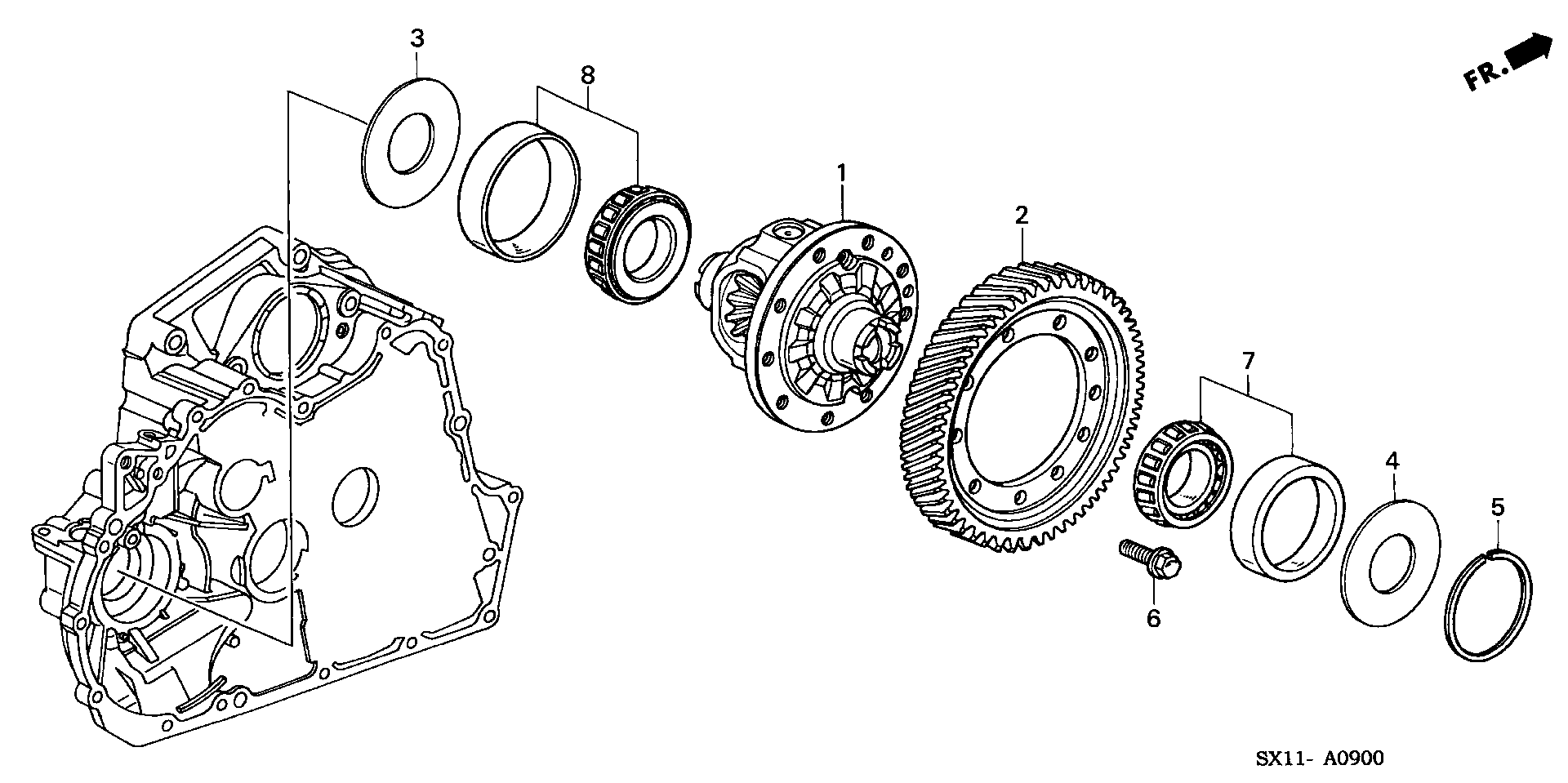 DIFFERENTIAL GEAR(2WD)