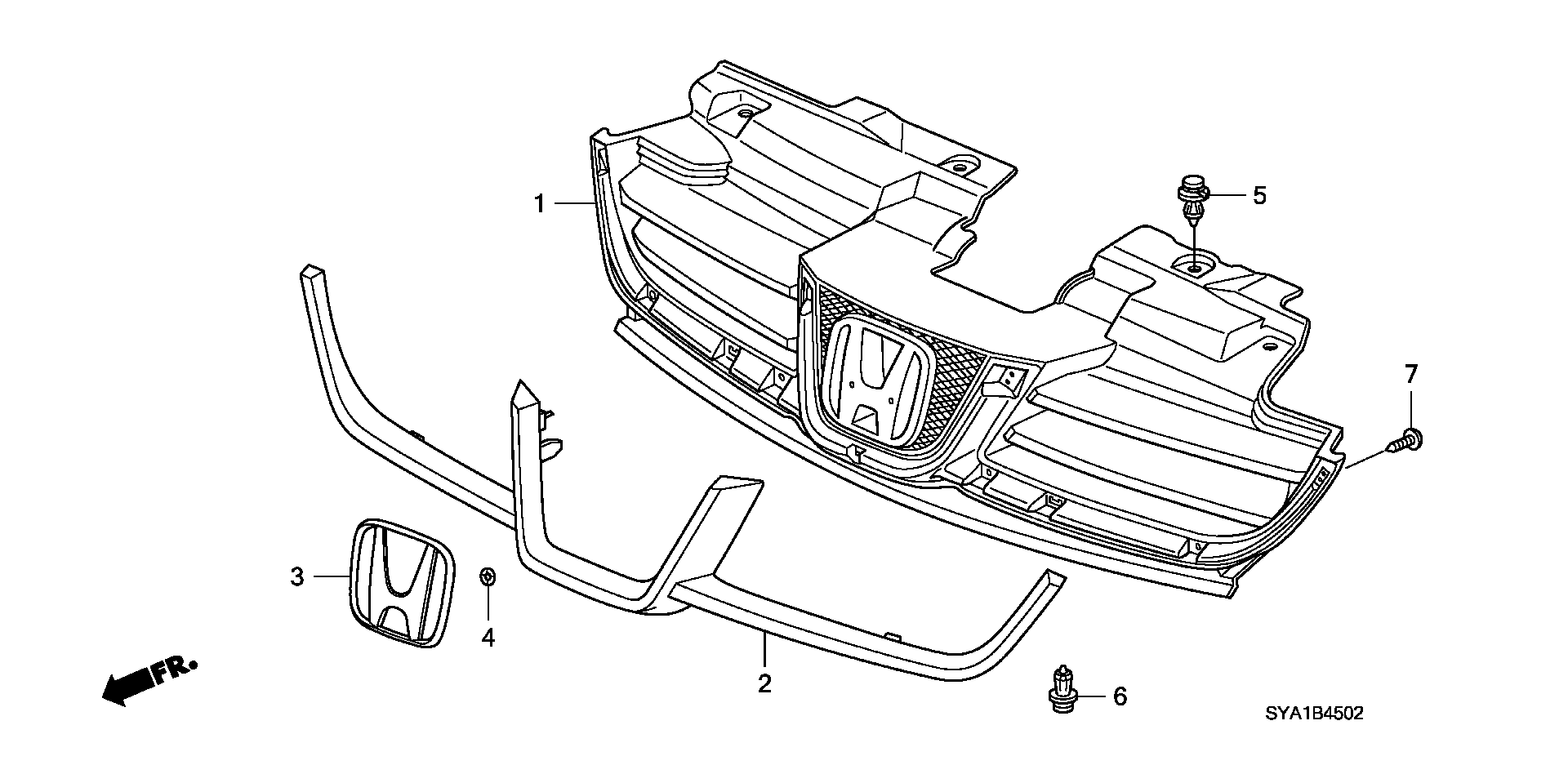 FRONT GRILLE(3)