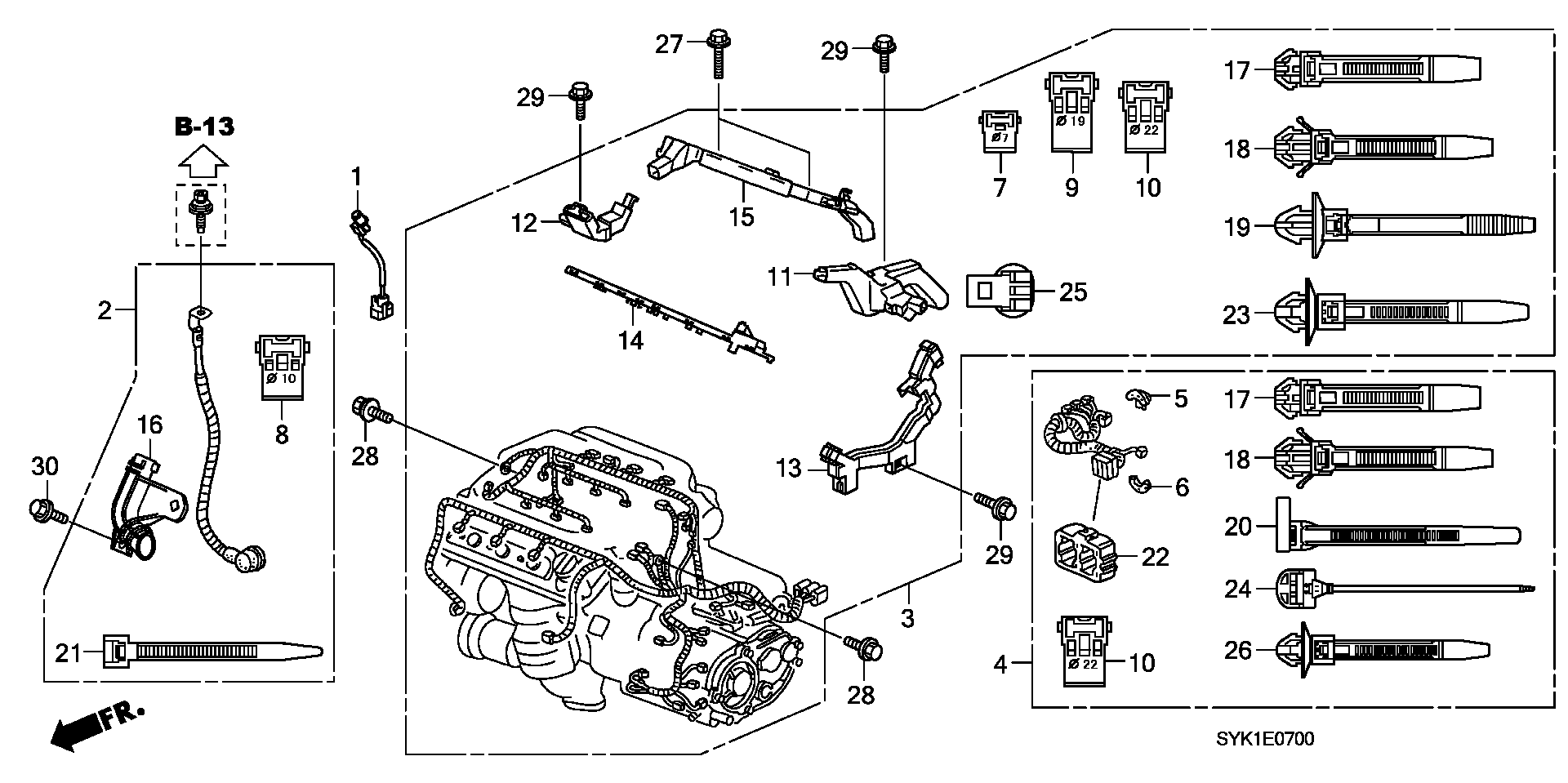 ENGINE WIRE HARNESS(V6)