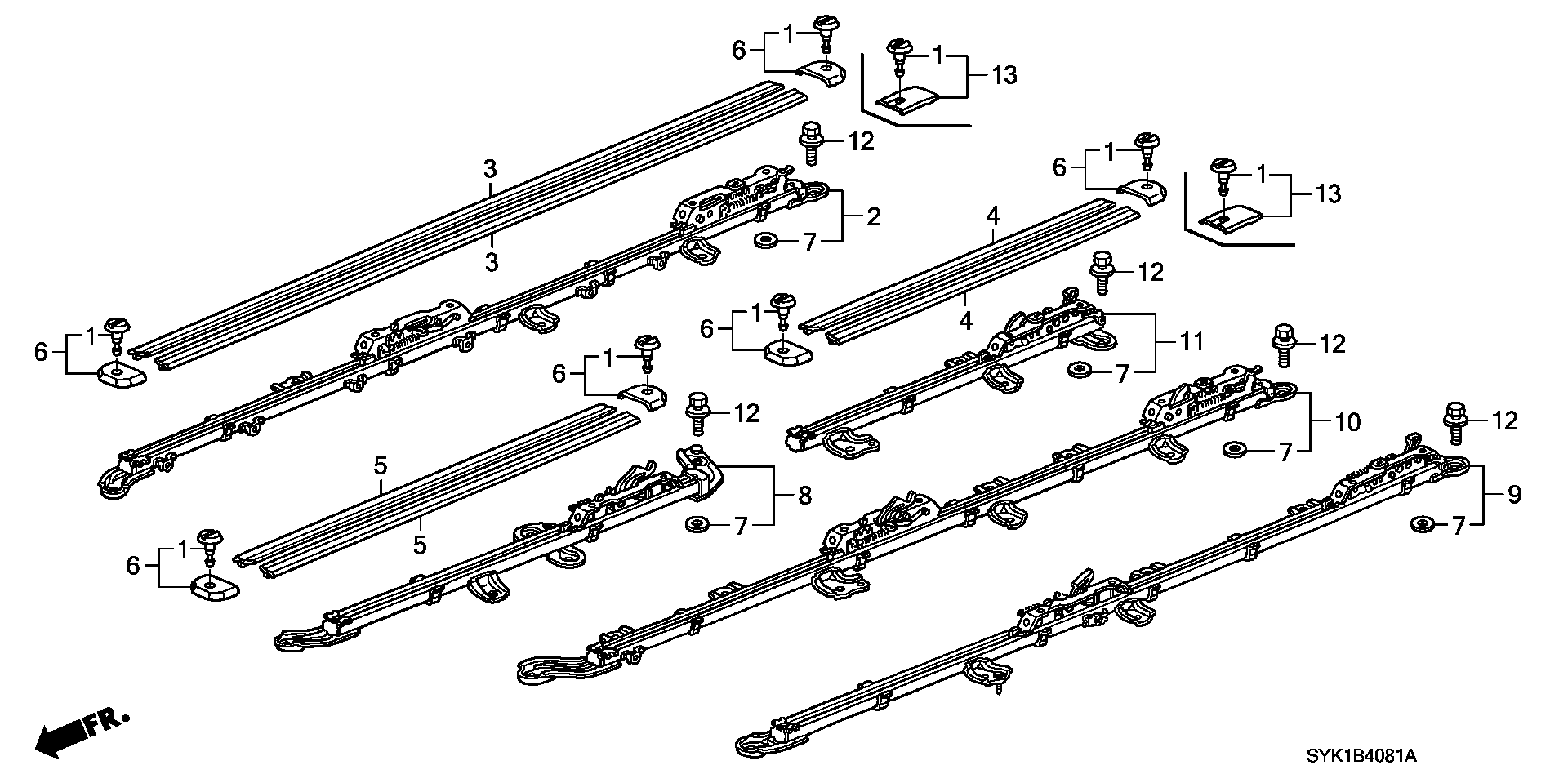 SEAT RAIL( CAPTAIN SEAT)