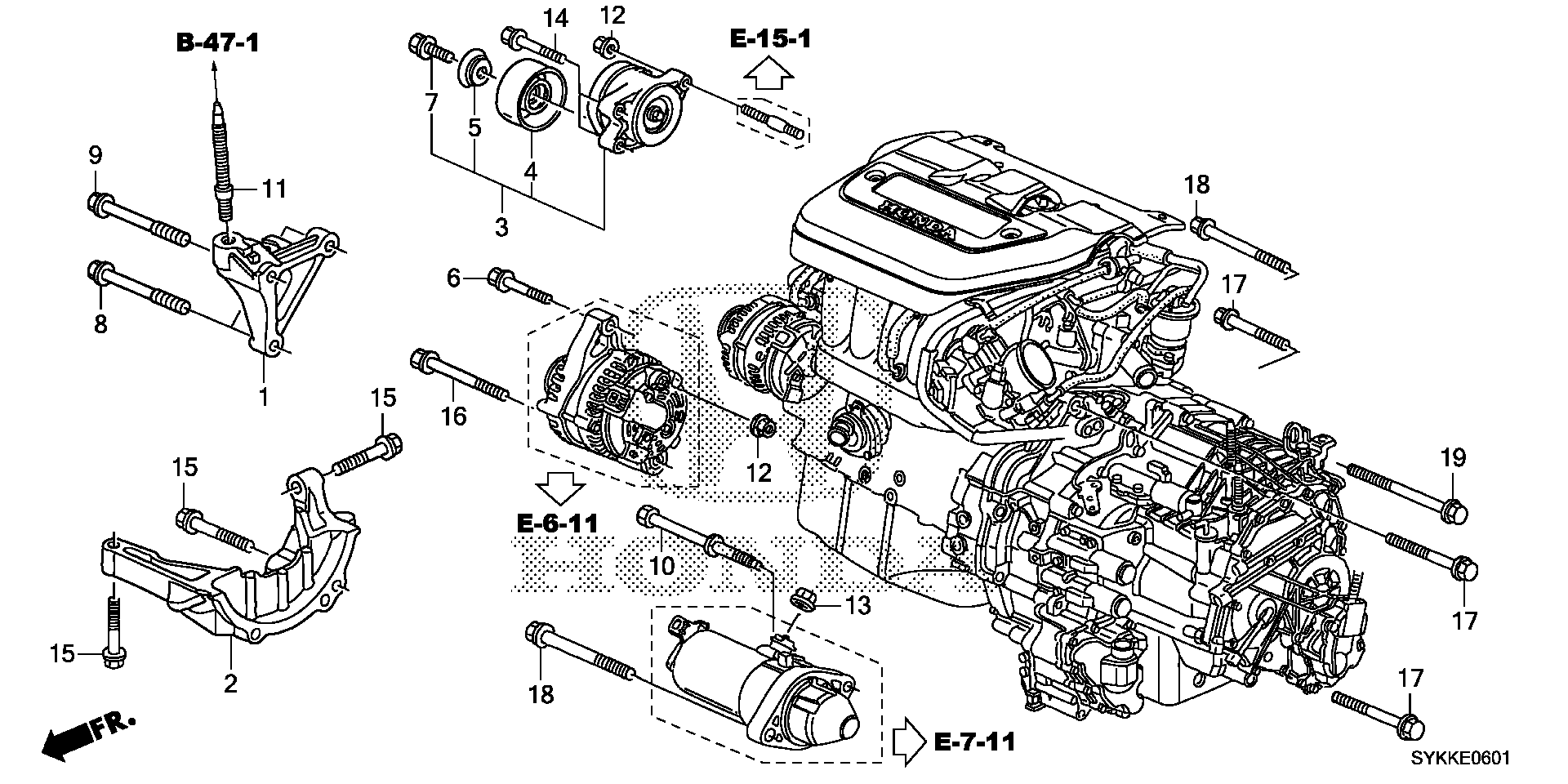 ENGINE MOUNTTING BRACKET(L4)