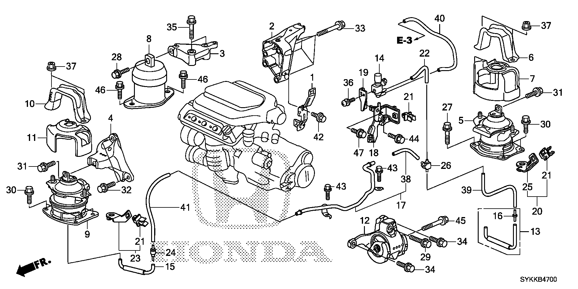 ENGINE MOUNT(V6)