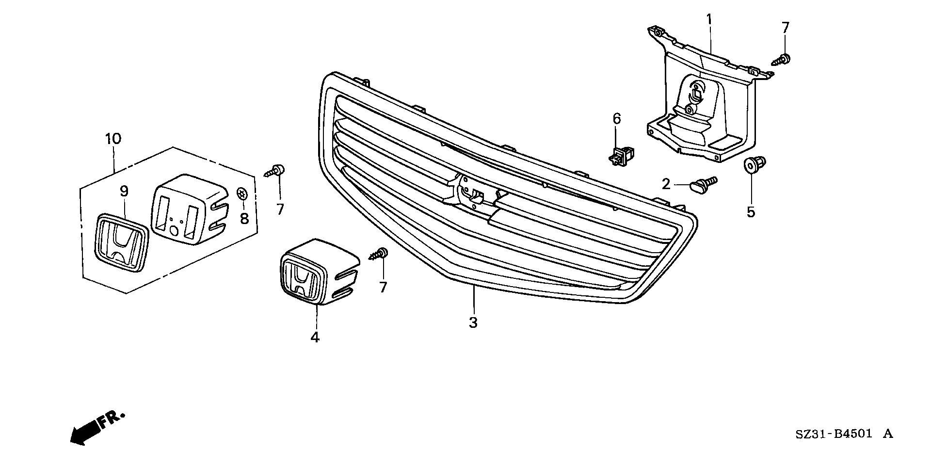 FRONT GRILLE(120-160)