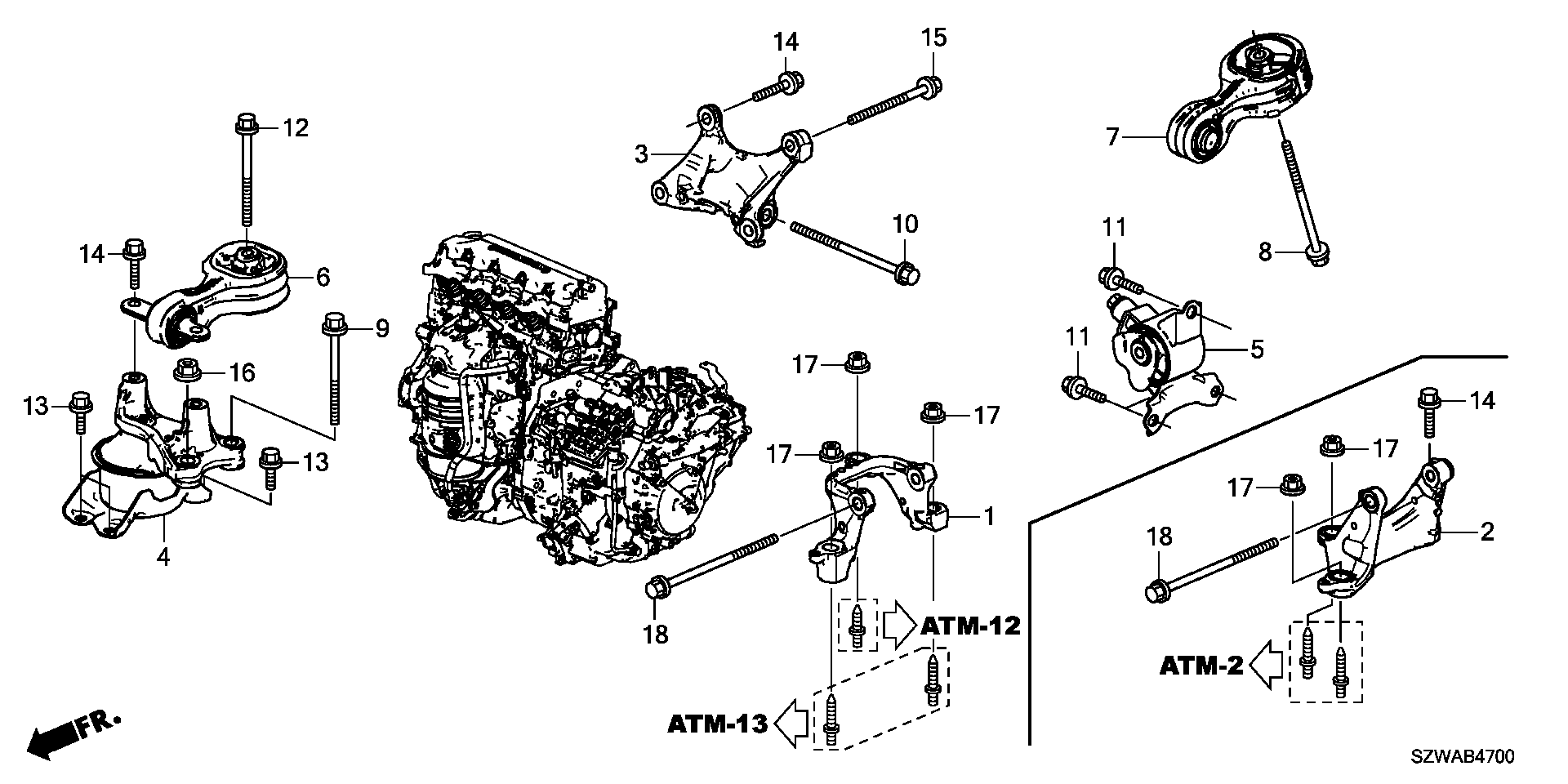ENGINE MOUNT(120/520)