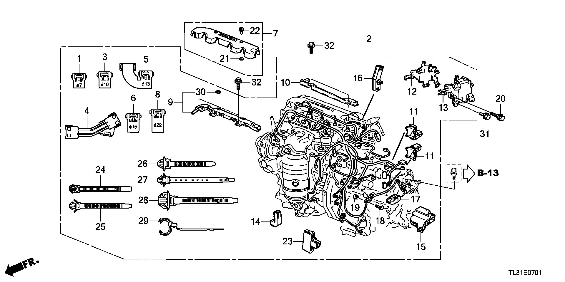 ENGINE WIRE HARNESS(2.0L)