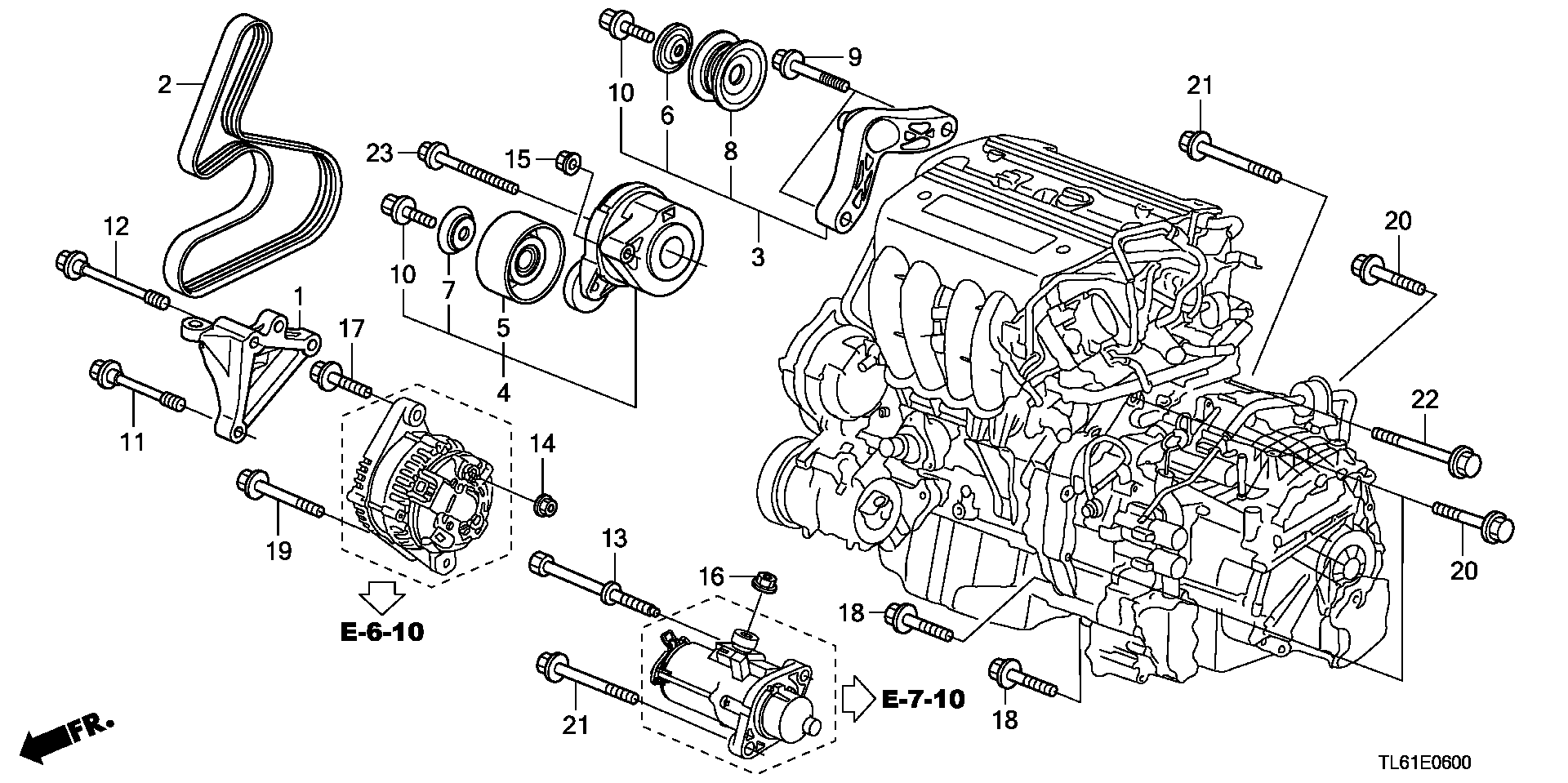 ENGINE MOUNTTING BRACKET(2.4L)