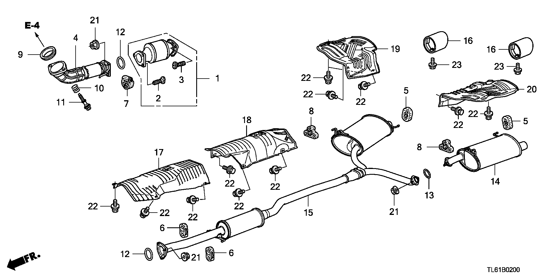 EXHAUST PIPE(2.4L)