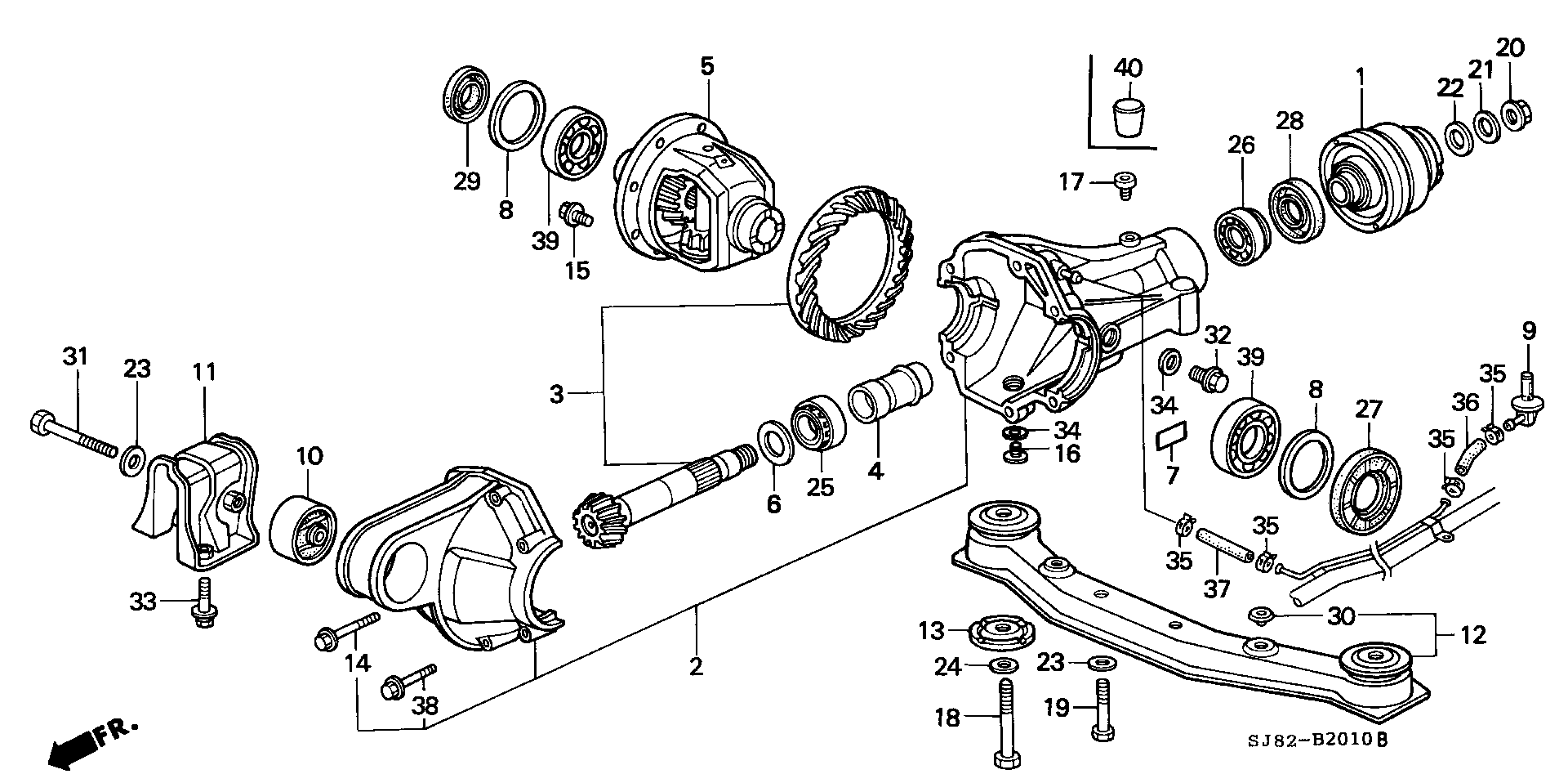 FRONT DIFFERENTIAL(4WD)