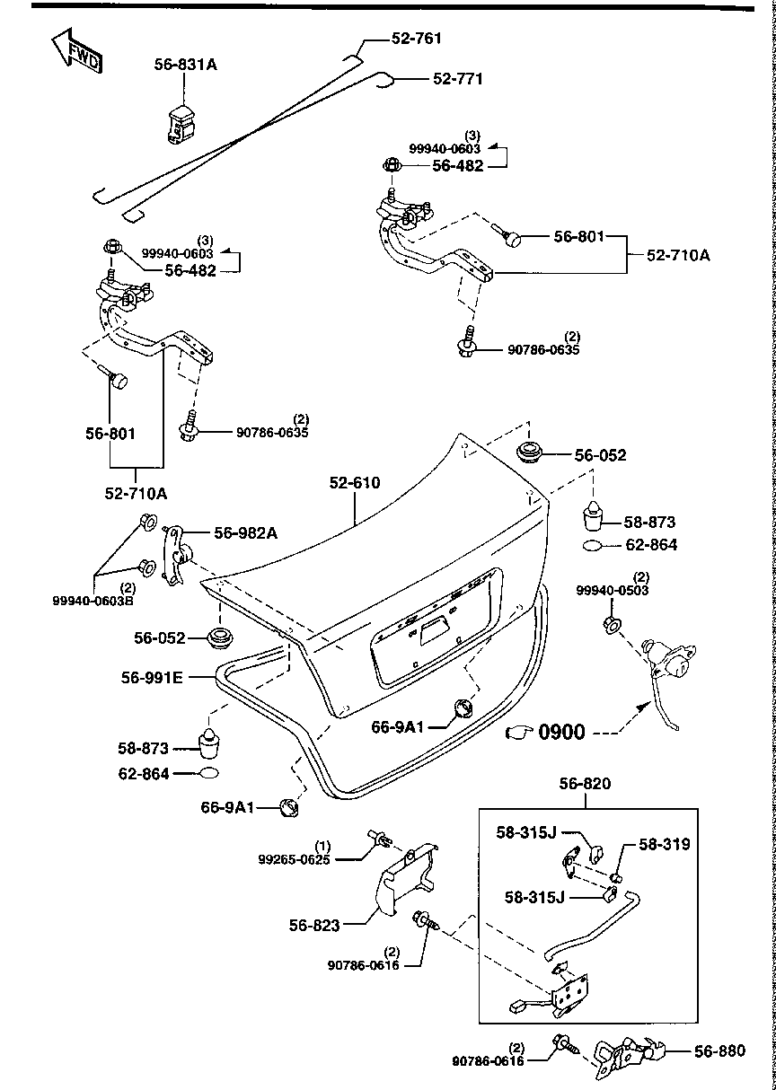 TRUNK  LID ( SEDAN)