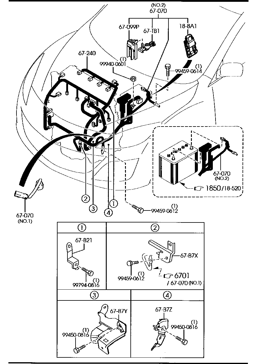 ENGINE &  TRANSMISSION  WIRE  HARNESS (1500CC)