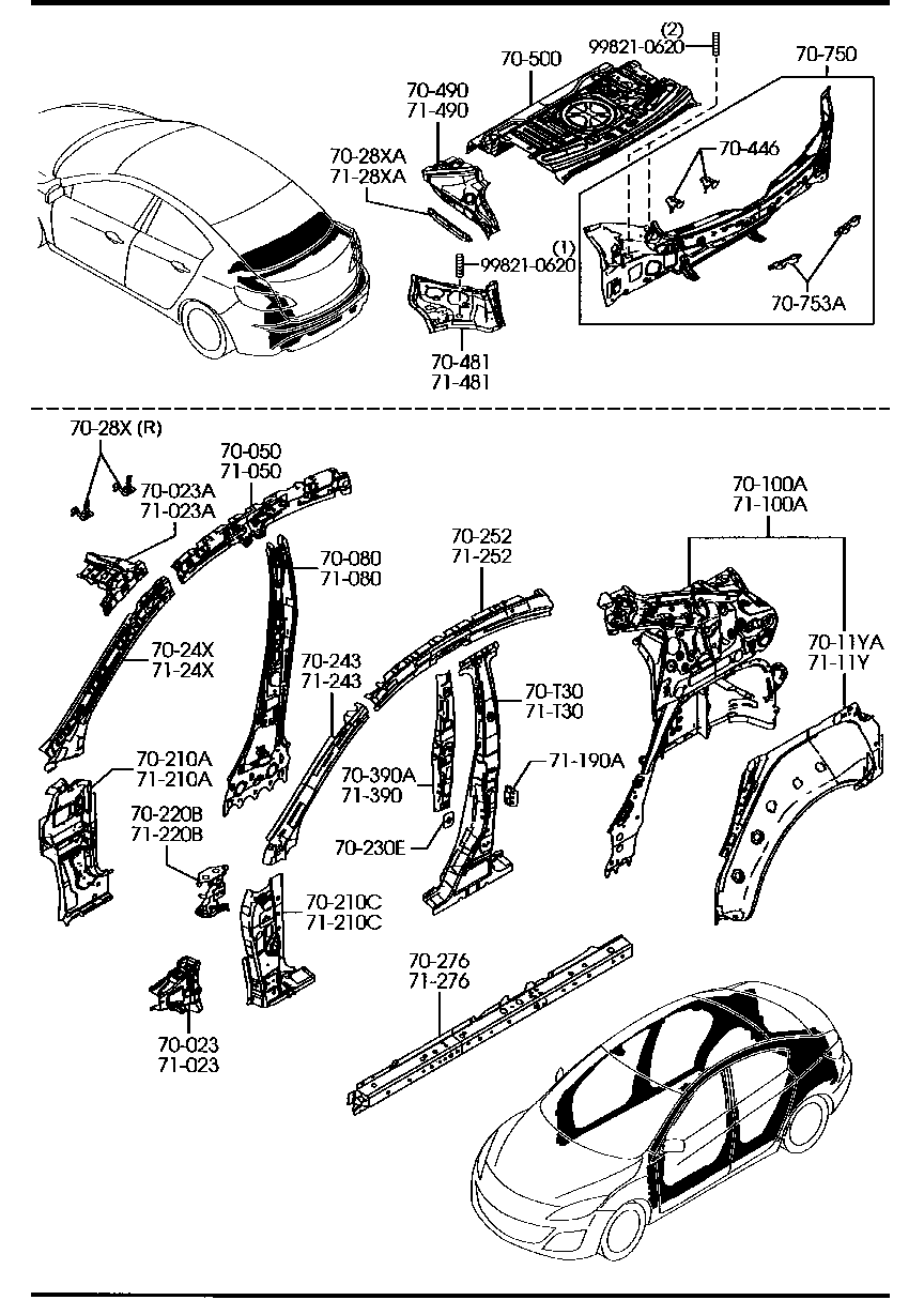 SIDE  PANEL ( SEDAN)