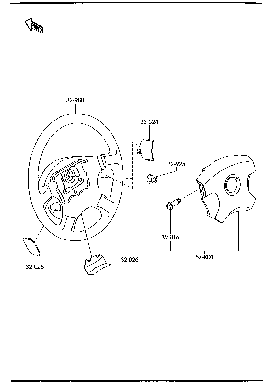 STEERING GEAR  WHEEL