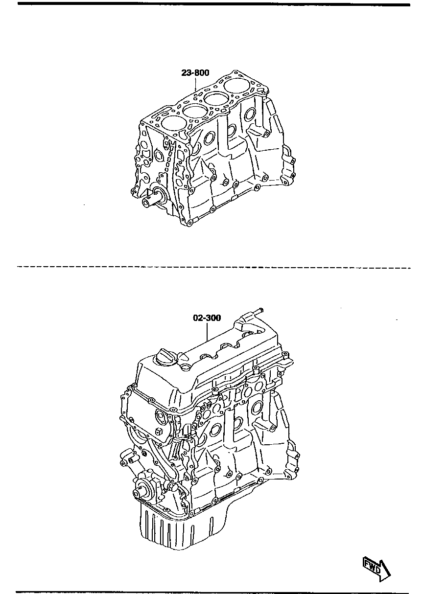 SHORT & PA-SIYARU  ENGINE (1300CC)