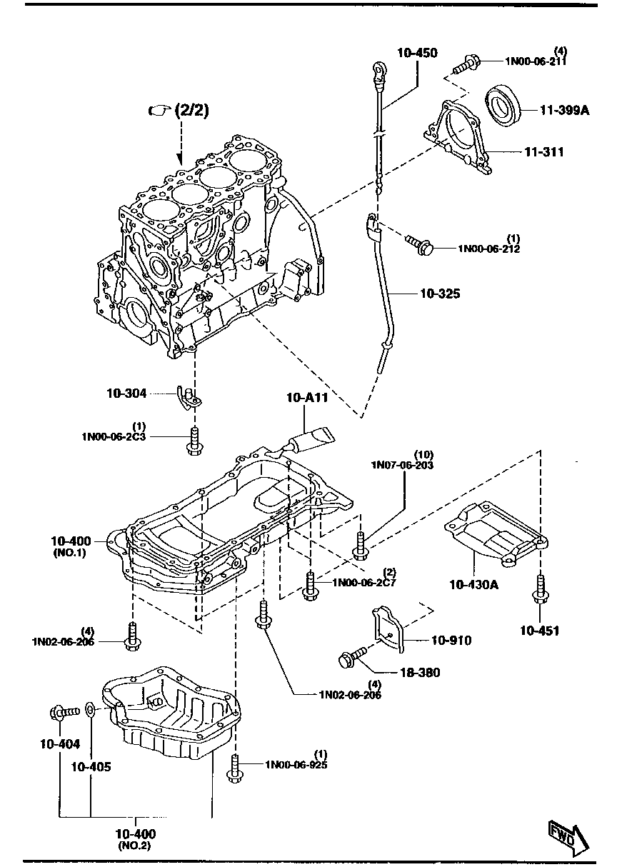 CYLINDER  BLOCK &  OIL  BREAD ( DIESEL)