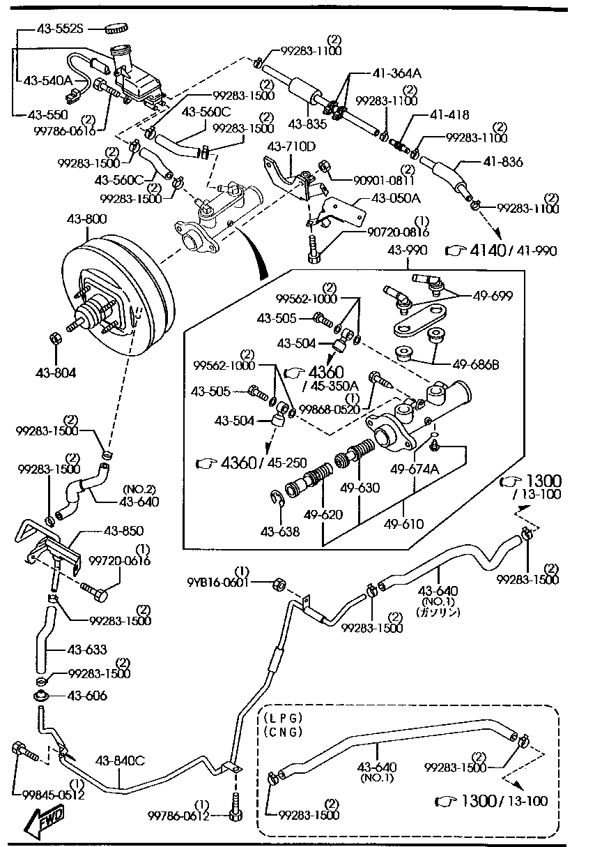 BRAKE  MASTER  CYLINDER &  POWER  BRAKE ( GASOLINE,LPG & CNG)