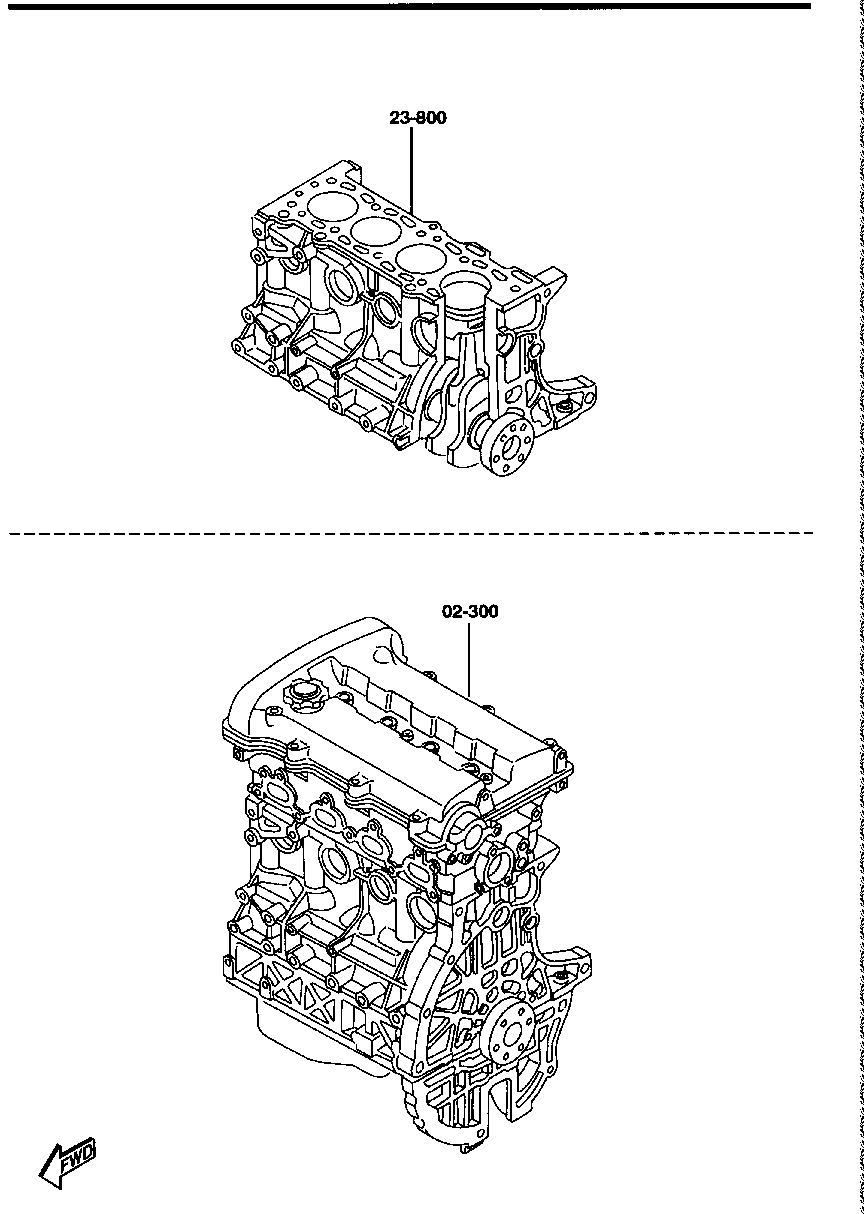 SHORT & PA-SIYARU  ENGINE ( GASOLINE)(1500CC B5  ENGINE & 1600CC)