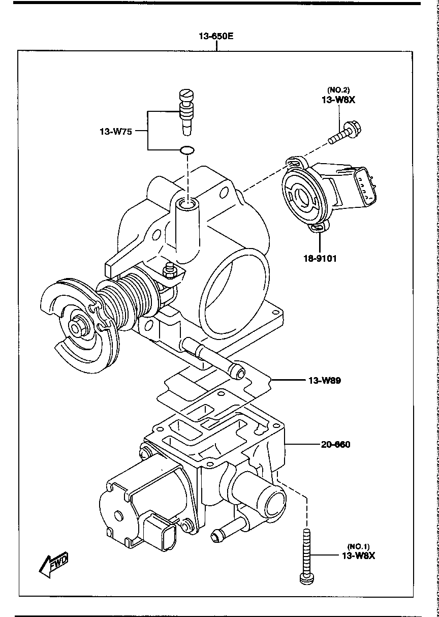 THROTTLE  BODY ( GASOLINE)(1500CC B5  ENGINE)