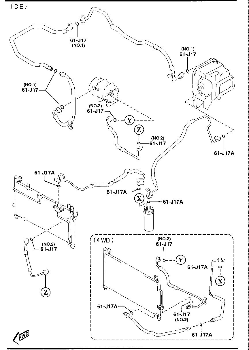 AIR  NAVY BLUETISHONA-  COOLING  PIPE O- RING (CE)