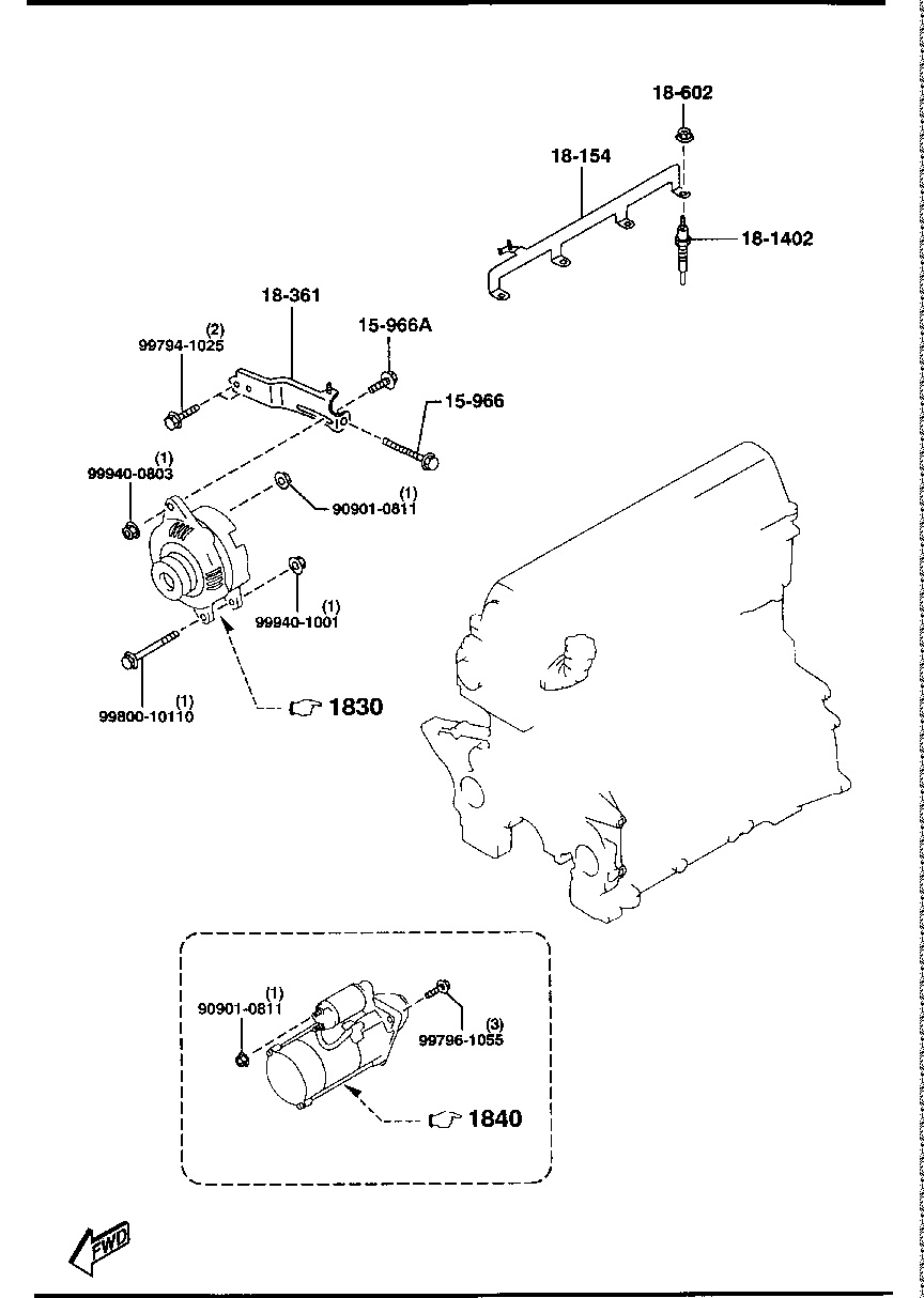 ENGINE  ELECTRICAL  SYSTEM ( DIESEL)