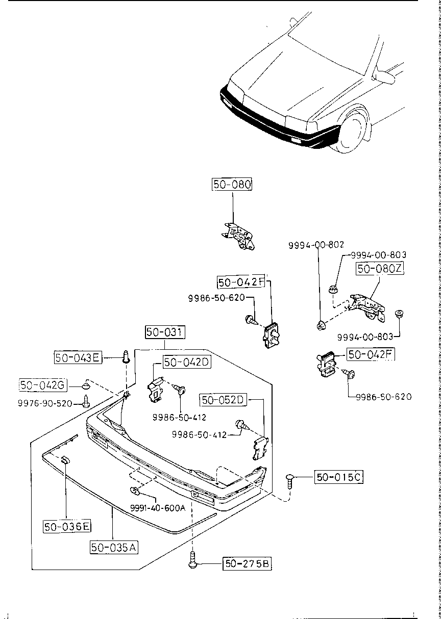 FRONT  BUMPER ( STANDARD  BUMPER)