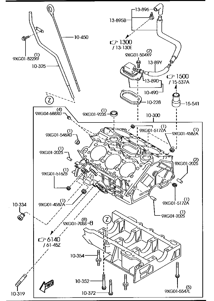 CYLINDER  BLOCK (3000CC)