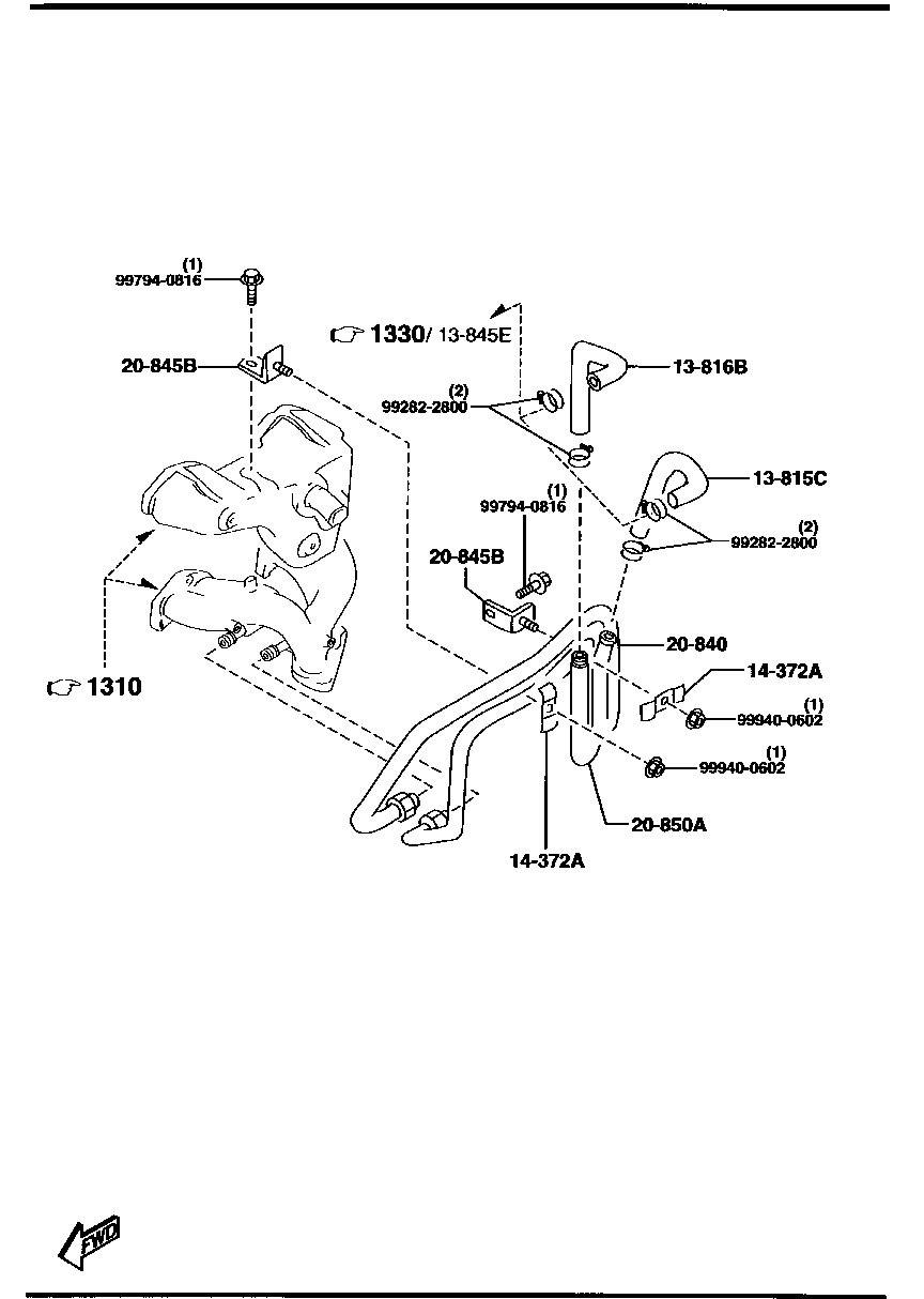 EMISSIONS  CONTROL  SYSTEM ( EXHAUST  SIDE) ( GASOLINE)