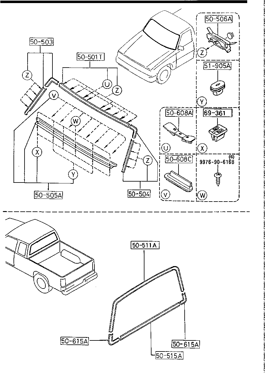 WINDOW  MOLDING ( CAB PLUS)