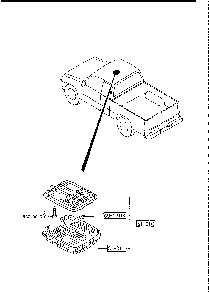 INTERIOR  LAMP ( CAB PLUS)