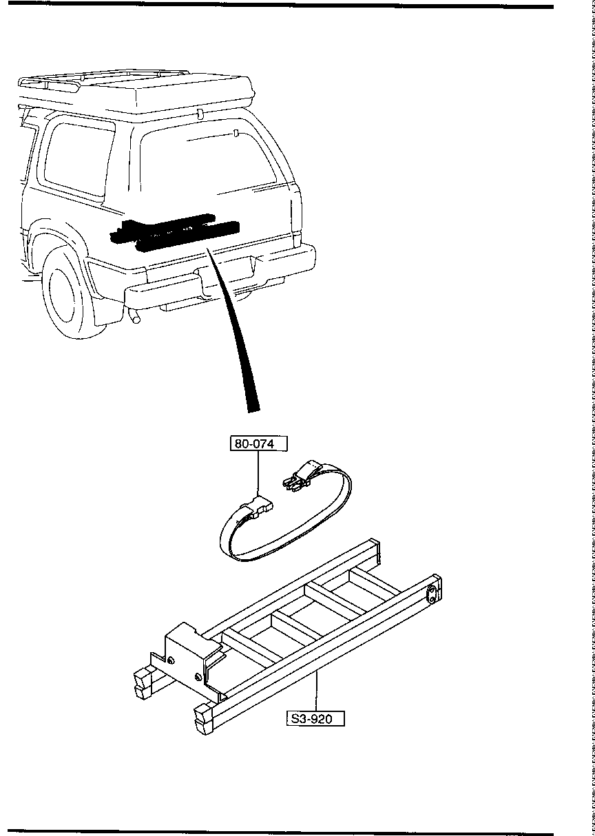 LADDER (W.B. MARVIE CAMPER)