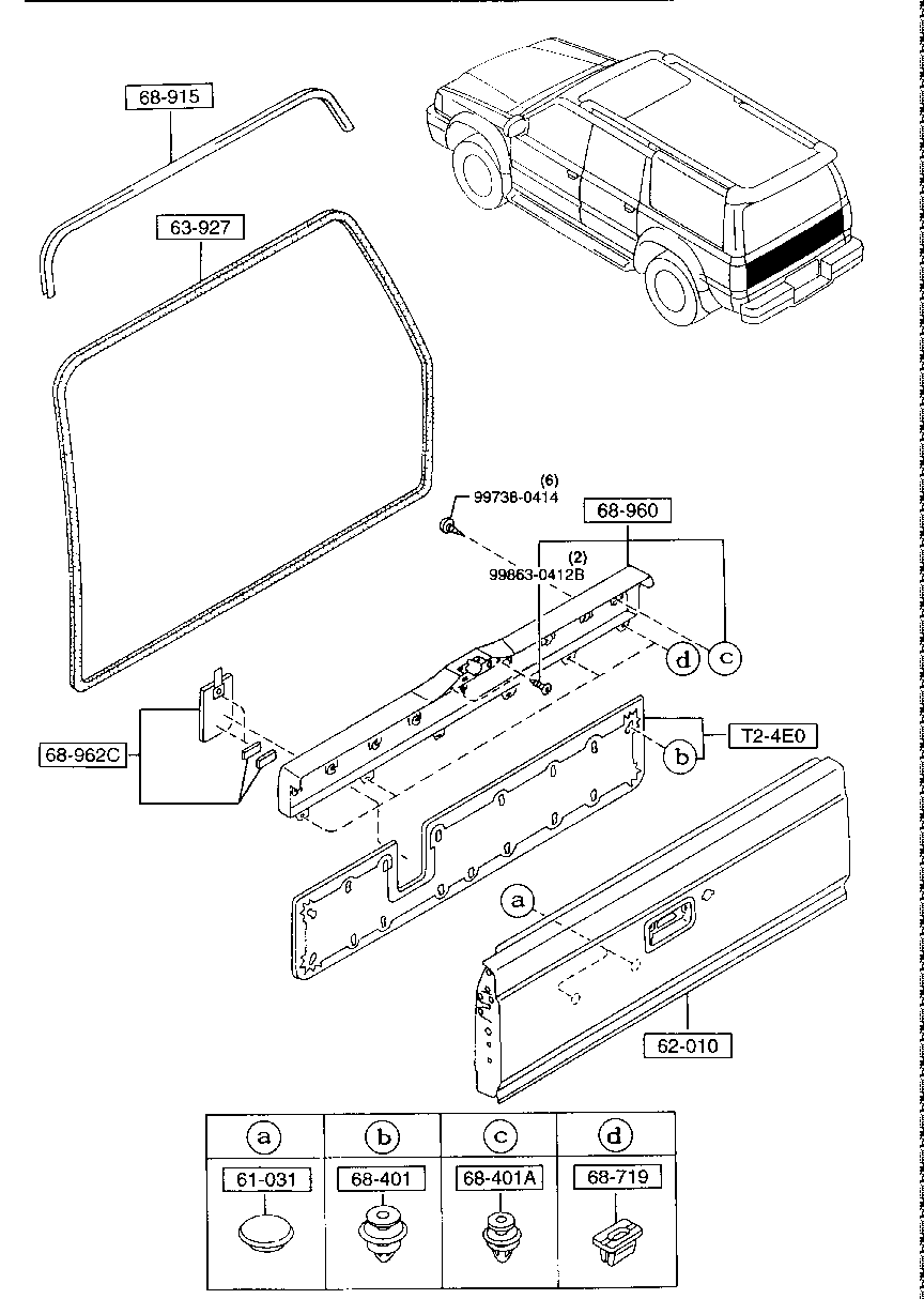 LIFT  GATE  BODY &  TRIM ( WAGON)