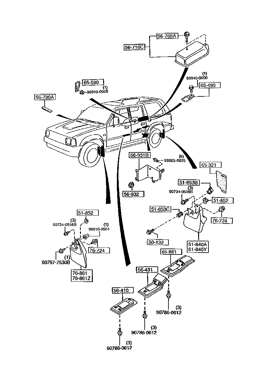 FLOOR  ATTACHMENT ( WAGON)